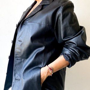 Vintage Wilsons Black Leather Jacket